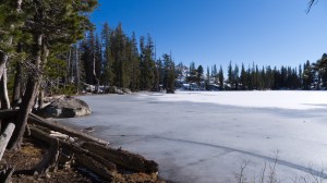 Lola Montez Lake, Jan 1st, 2012.